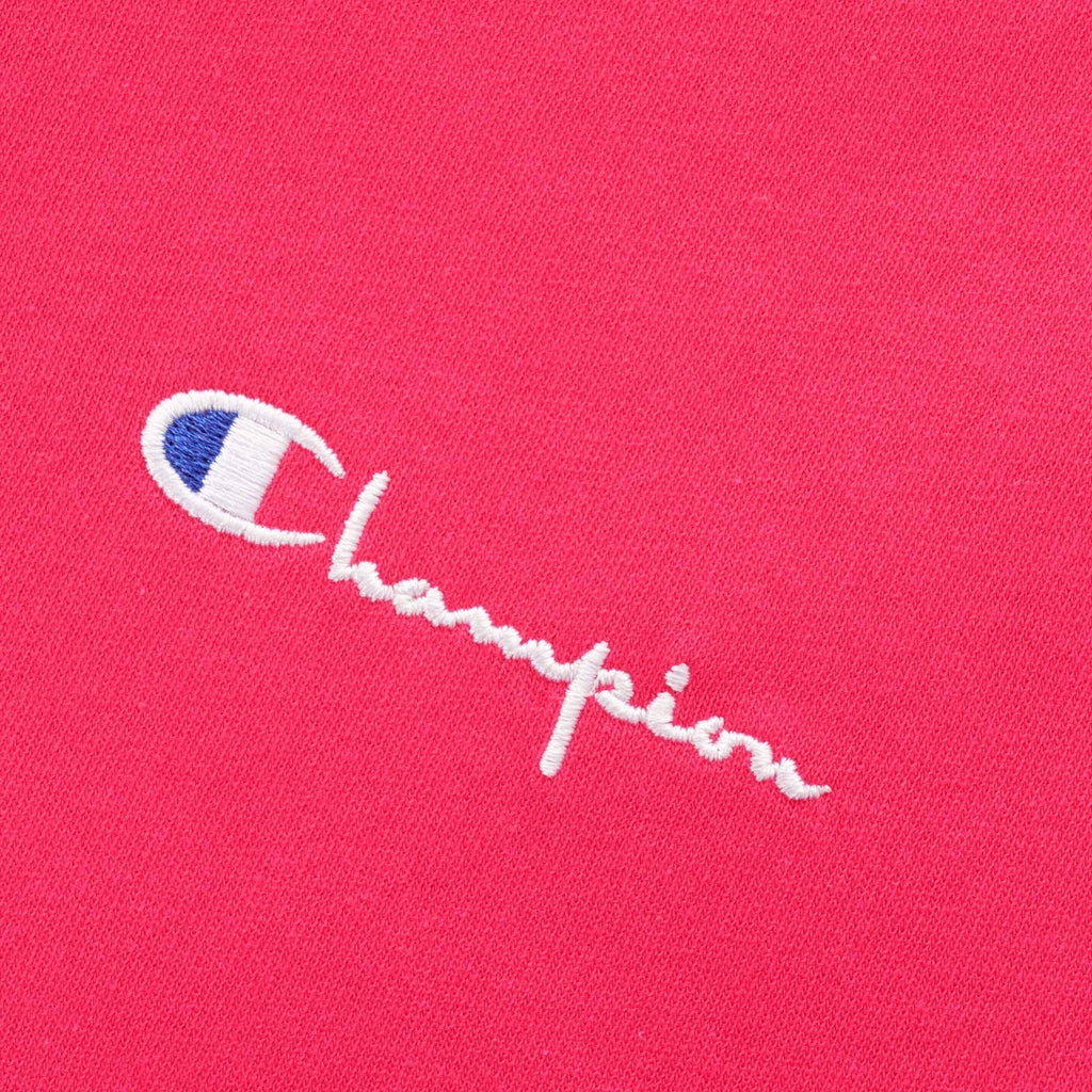 Champion Small Script Logo T-Shirt - Pink