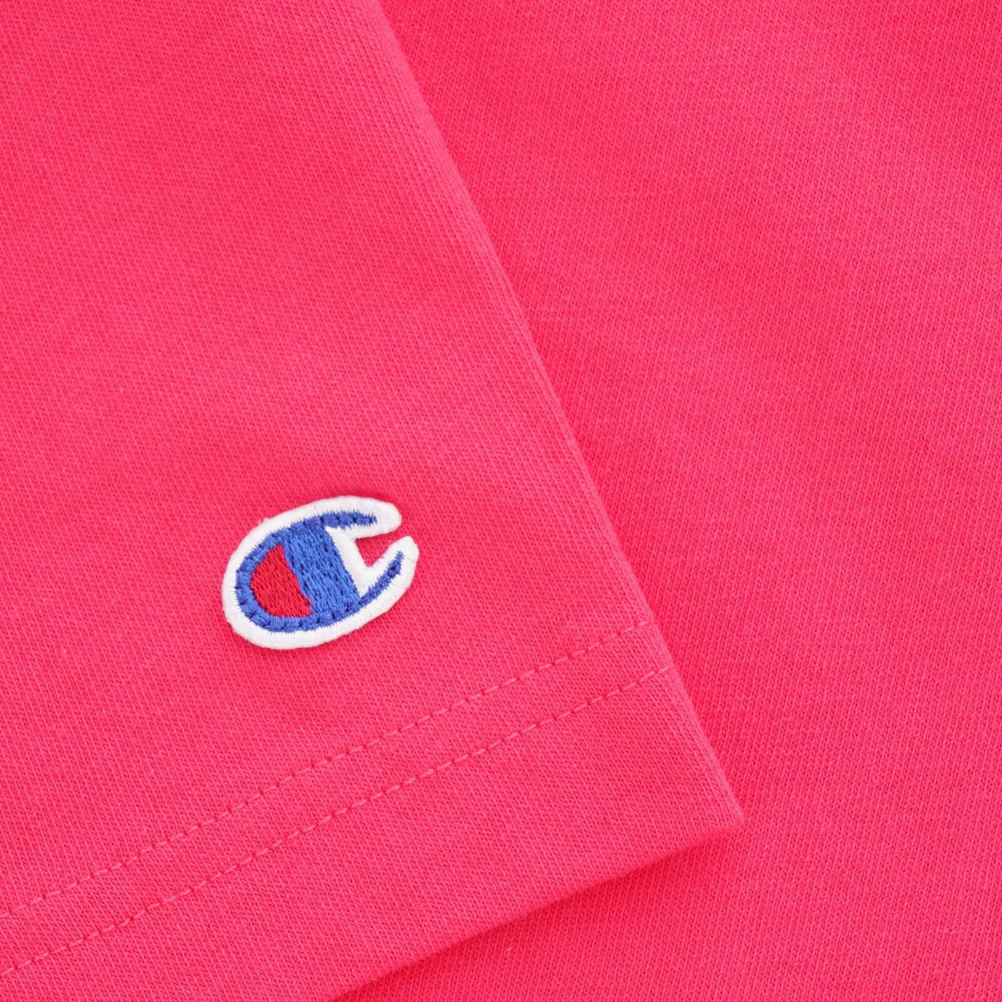 Champion Small Script Logo T-Shirt - Pink