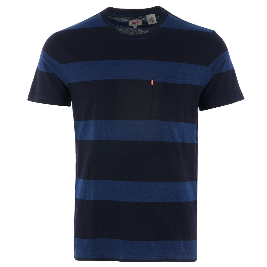 Levi's® Sunset Pocket T-Shirt - Boink Stripe White