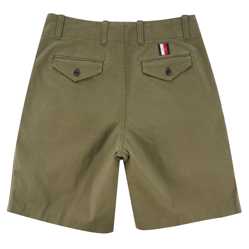 Tommy Hilfiger Icon Ivy Pleat Shorts - Burnt Olive