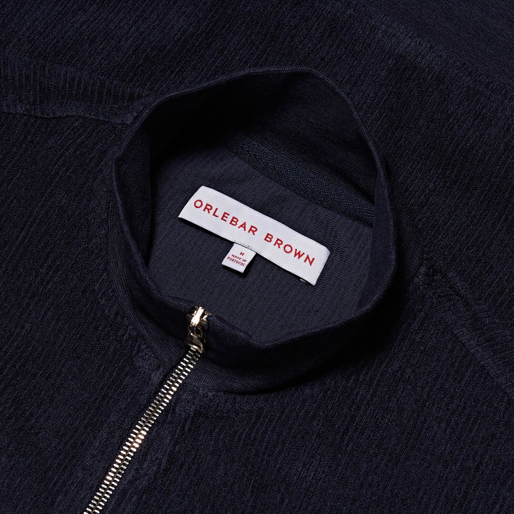 Orlebar Brown Hewson Half Zip Sweatshirt - Navy