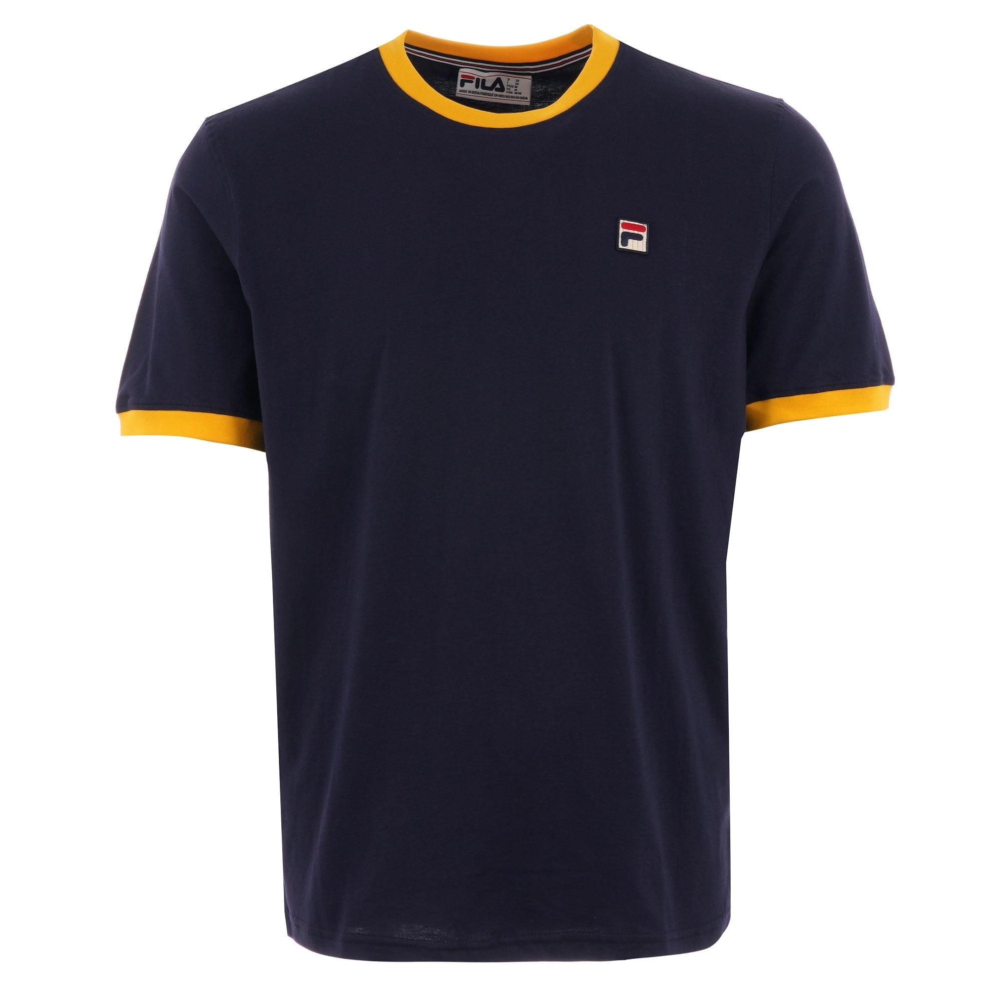 Fila Vintage Marconi T-Shirt - Peacoat & Gold Fusion