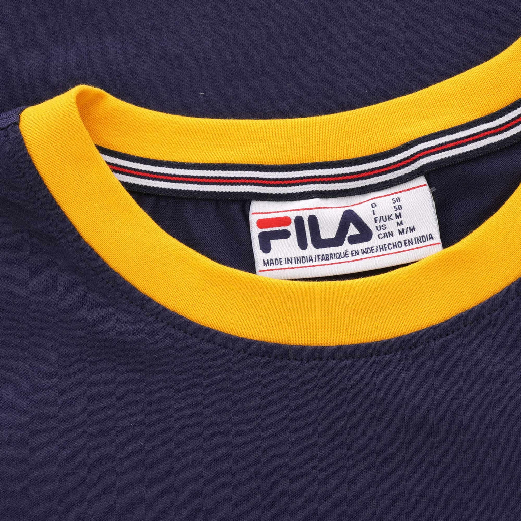 Fila Vintage Marconi T-Shirt - Peacoat & Gold Fusion