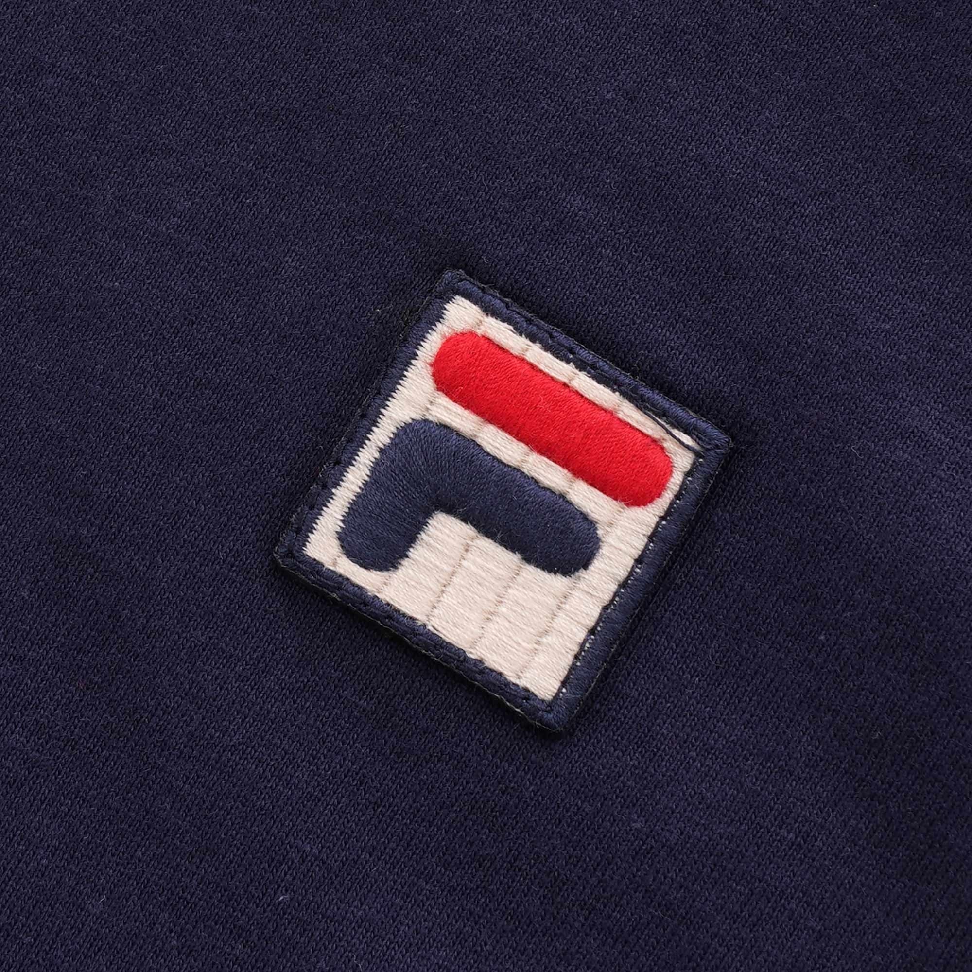 Fila Vintage Marconi T-Shirt - Peacoat & Gold Fusion