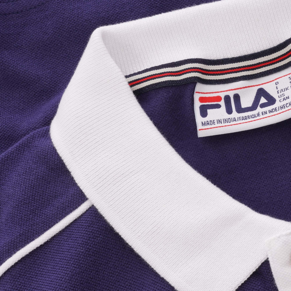 Fila Vintage Klein Polo Shirt - Peacoat & White
