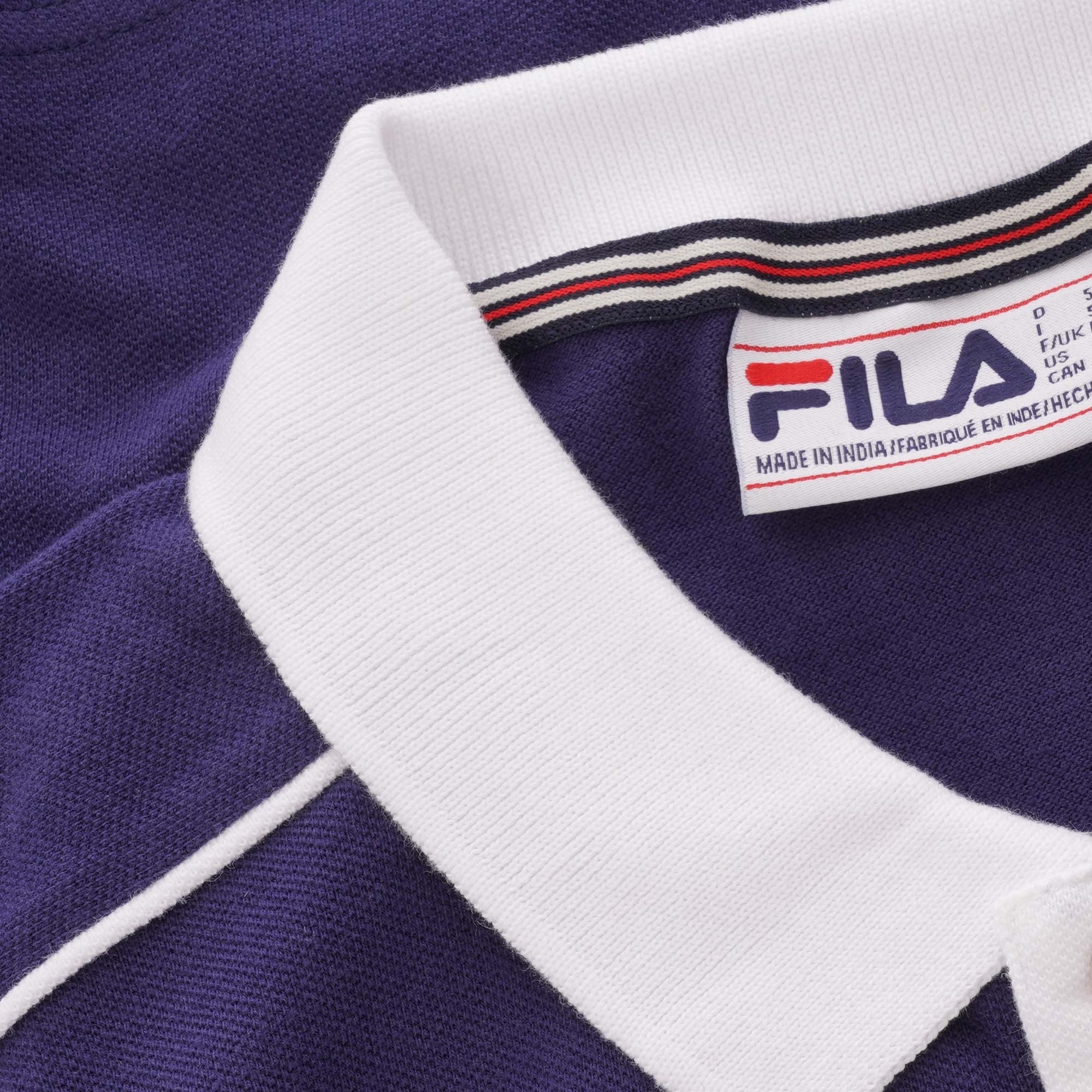 Fila Vintage Klein Polo Shirt - Peacoat & White