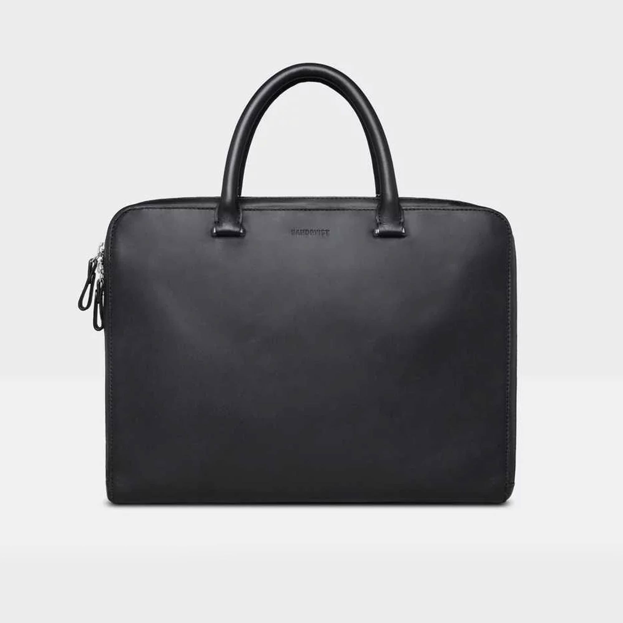 Sandqvist Myrtel Leather Briefcase - Black