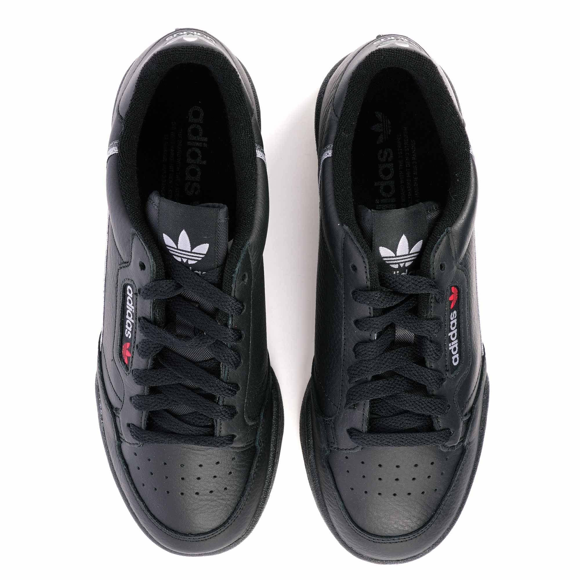 Adidas Originals Continental 80 - Core Black, Grey Three & Gum Three