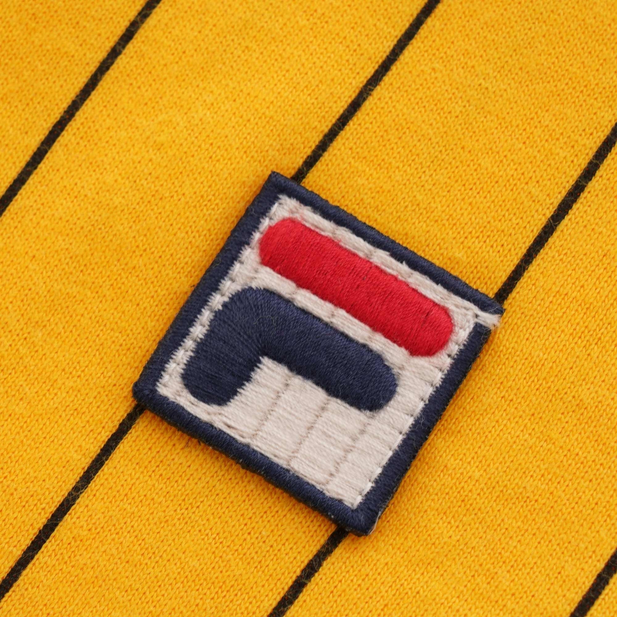 Fila Vintage BB1 Polo Shirt - Gold Fusion, Black & Chinese Red