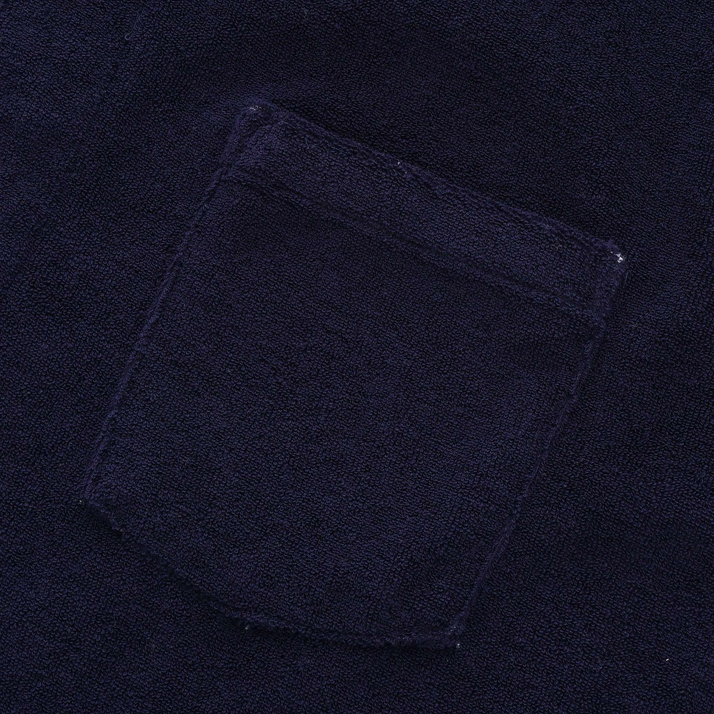 Fila Vintage Cason Button Through Polo Shirt - Peacoat