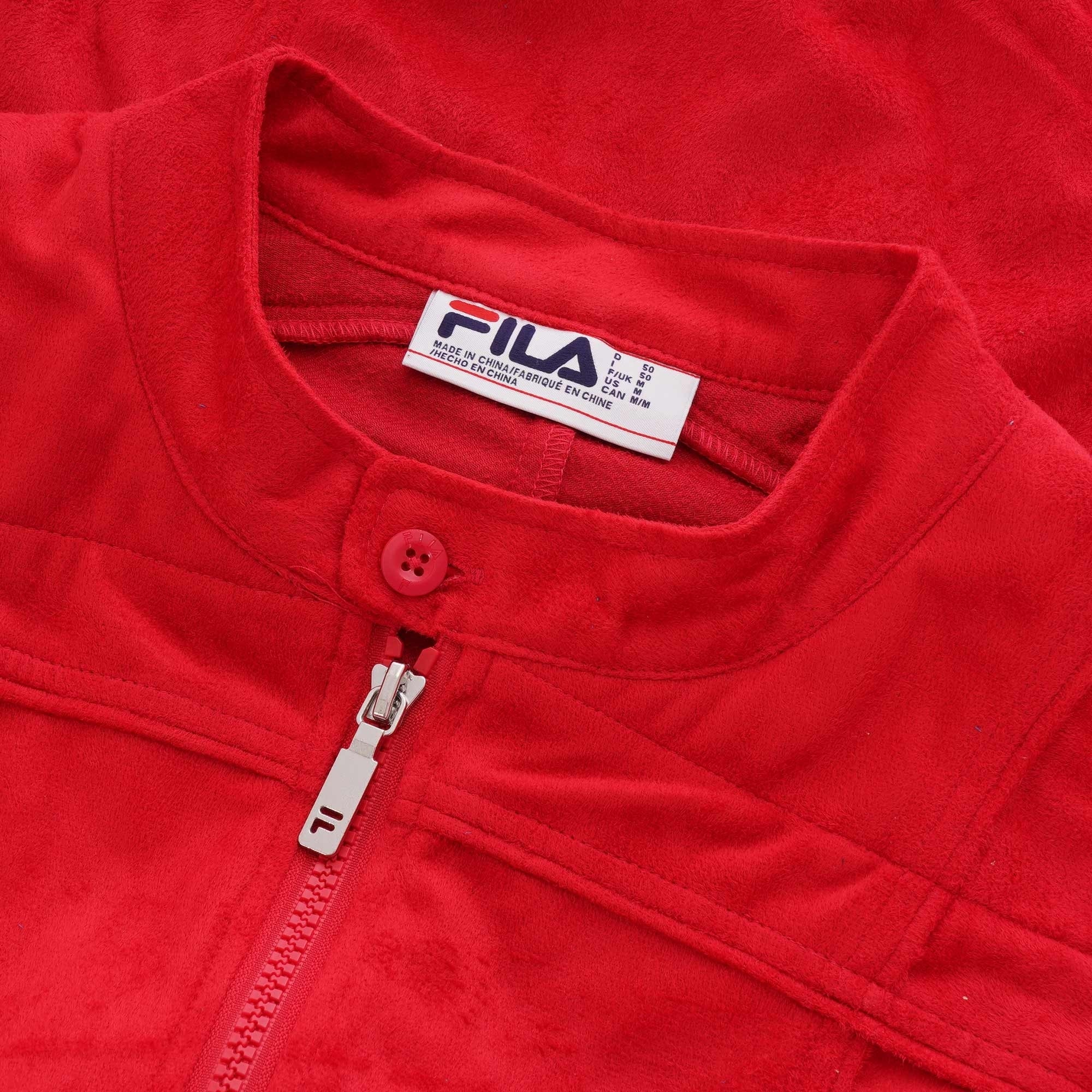 Fila Vintage Terrinda Archive Track Jacket - Chinese Red