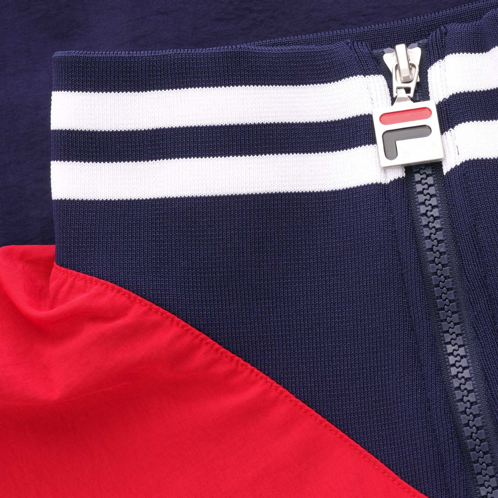 Fila Vintage Diego Track Jacket - Peacoat, Chinese Red & White