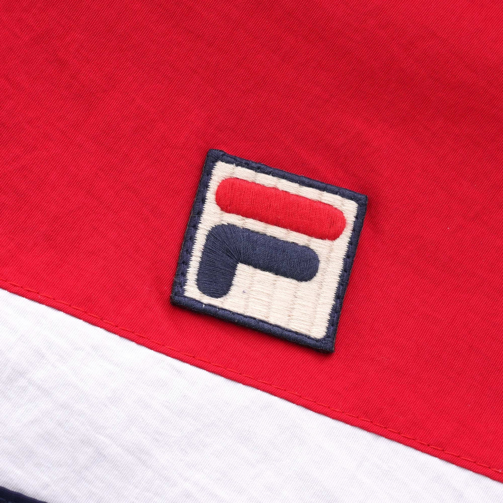 Fila Vintage Diego Track Jacket - Peacoat, Chinese Red & White