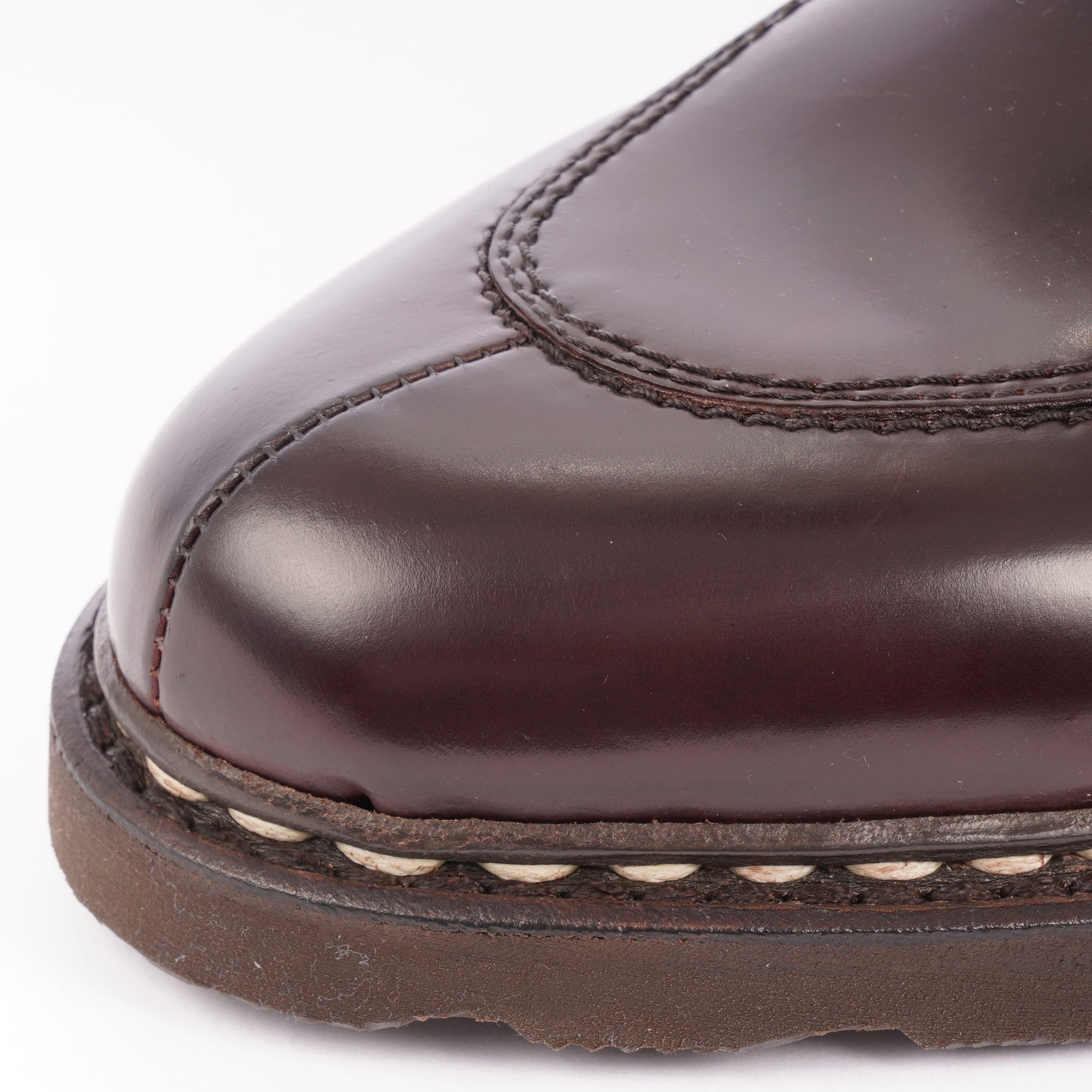 Avignon Cordovan Leather Derby Shoes - Bordeaux