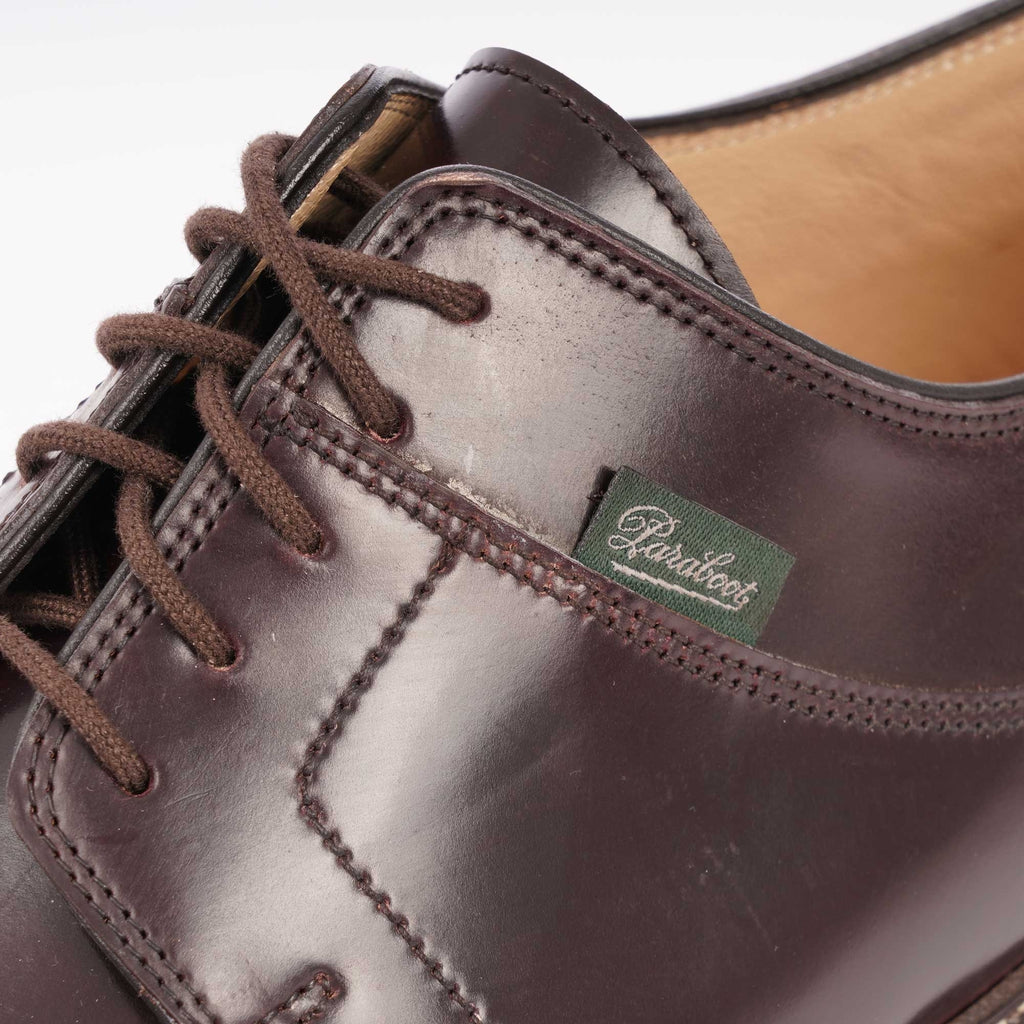 Avignon Cordovan Leather Derby Shoes - Bordeaux