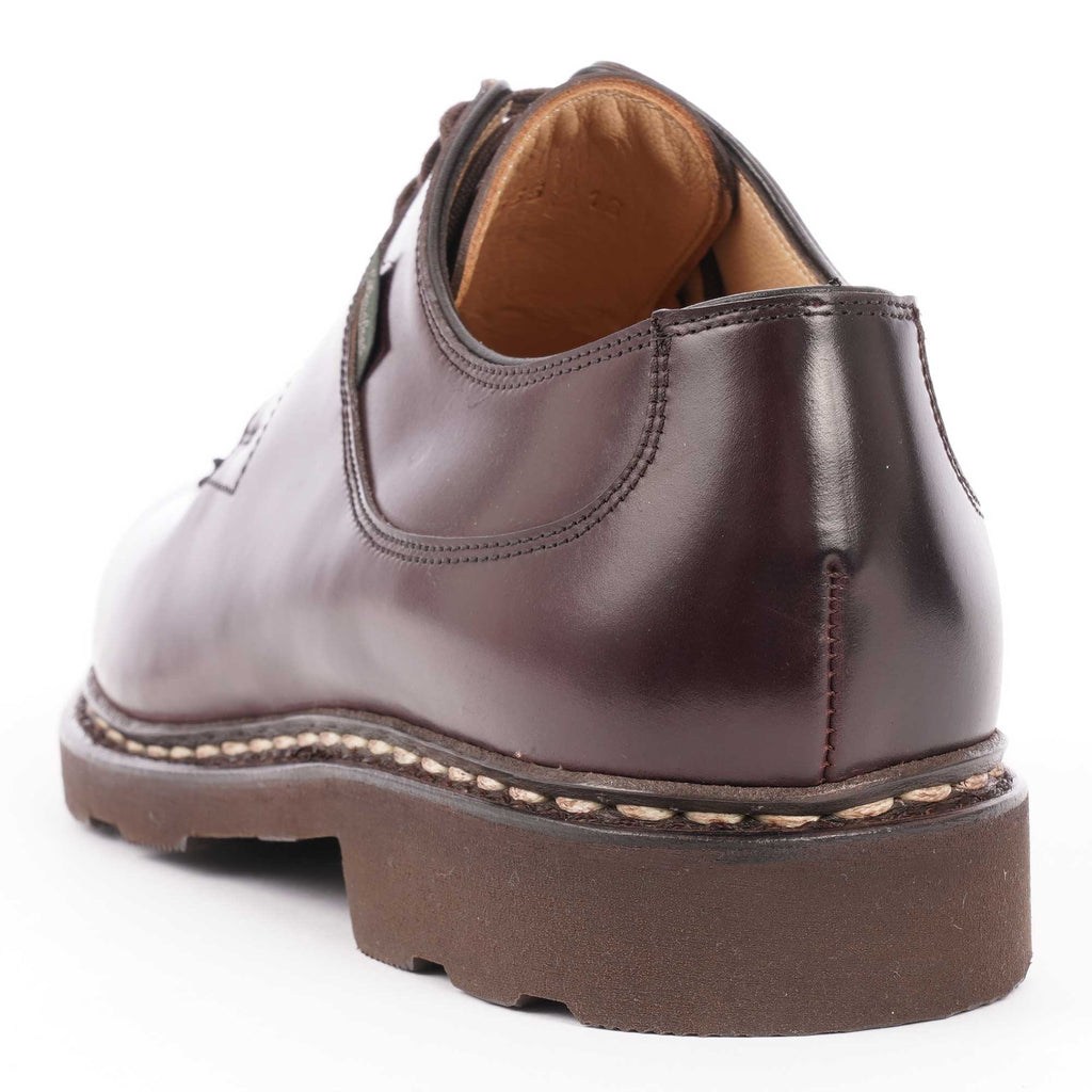 Avignon Cordovan Leather Derby Shoes - Bordeaux