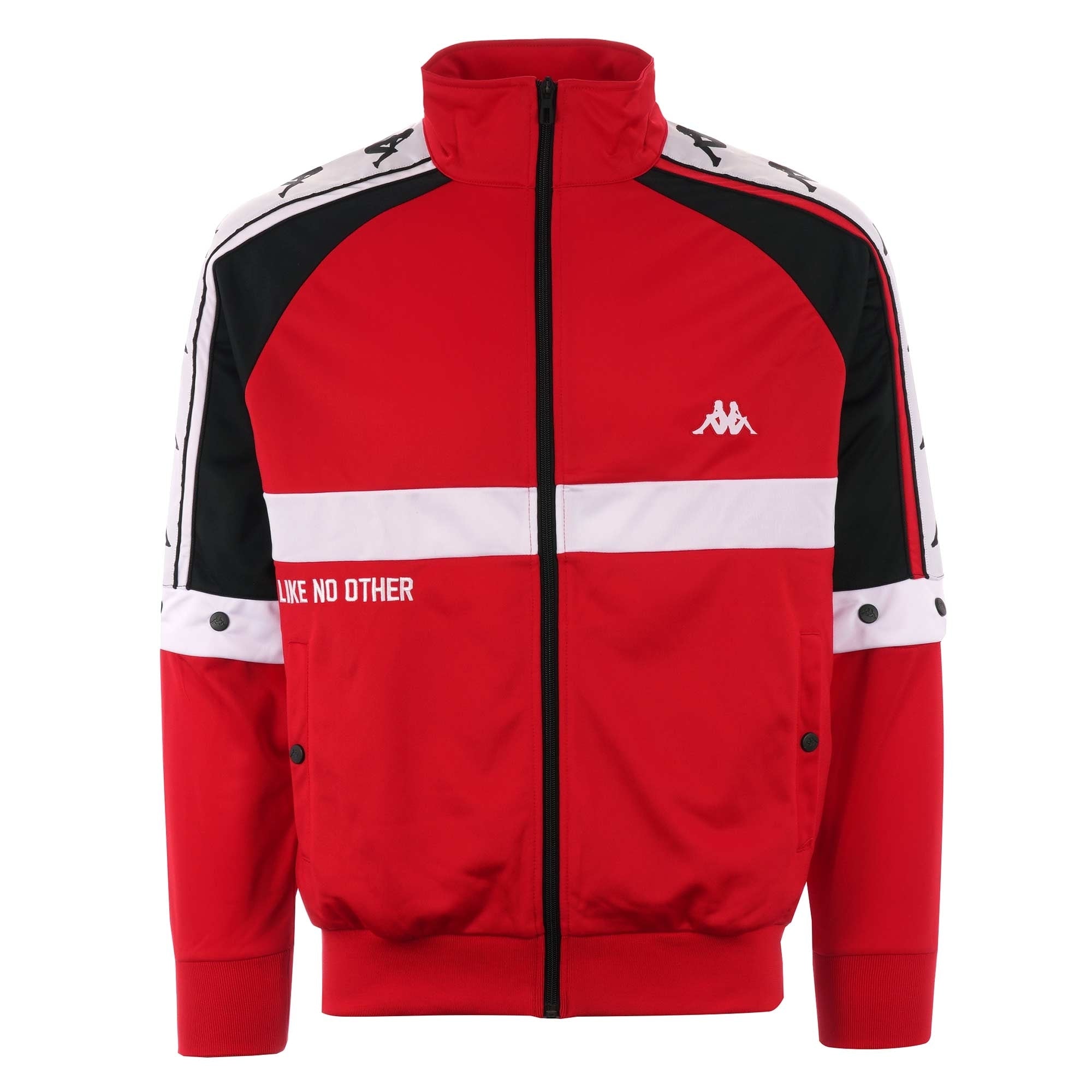 Kappa Bafer Authentic Jacket - Red, Black & White