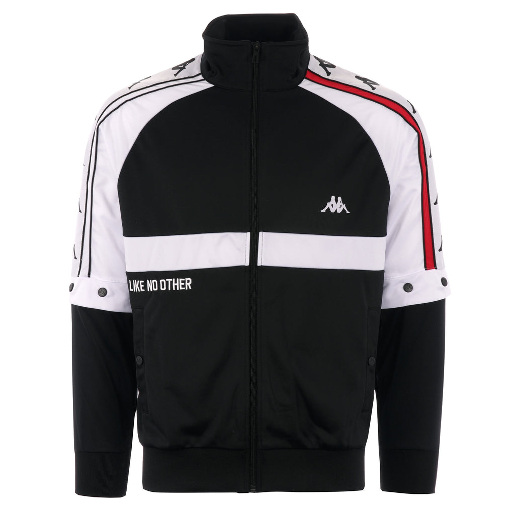 Kappa Bafer Authentic Jacket - Black, Red & White
