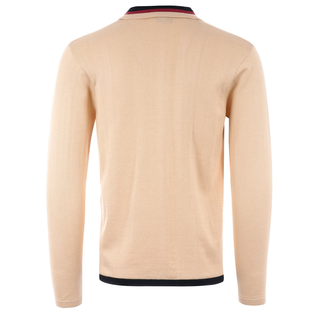 Gabicci Vintage Finsen Knitted Cardigan - Oat