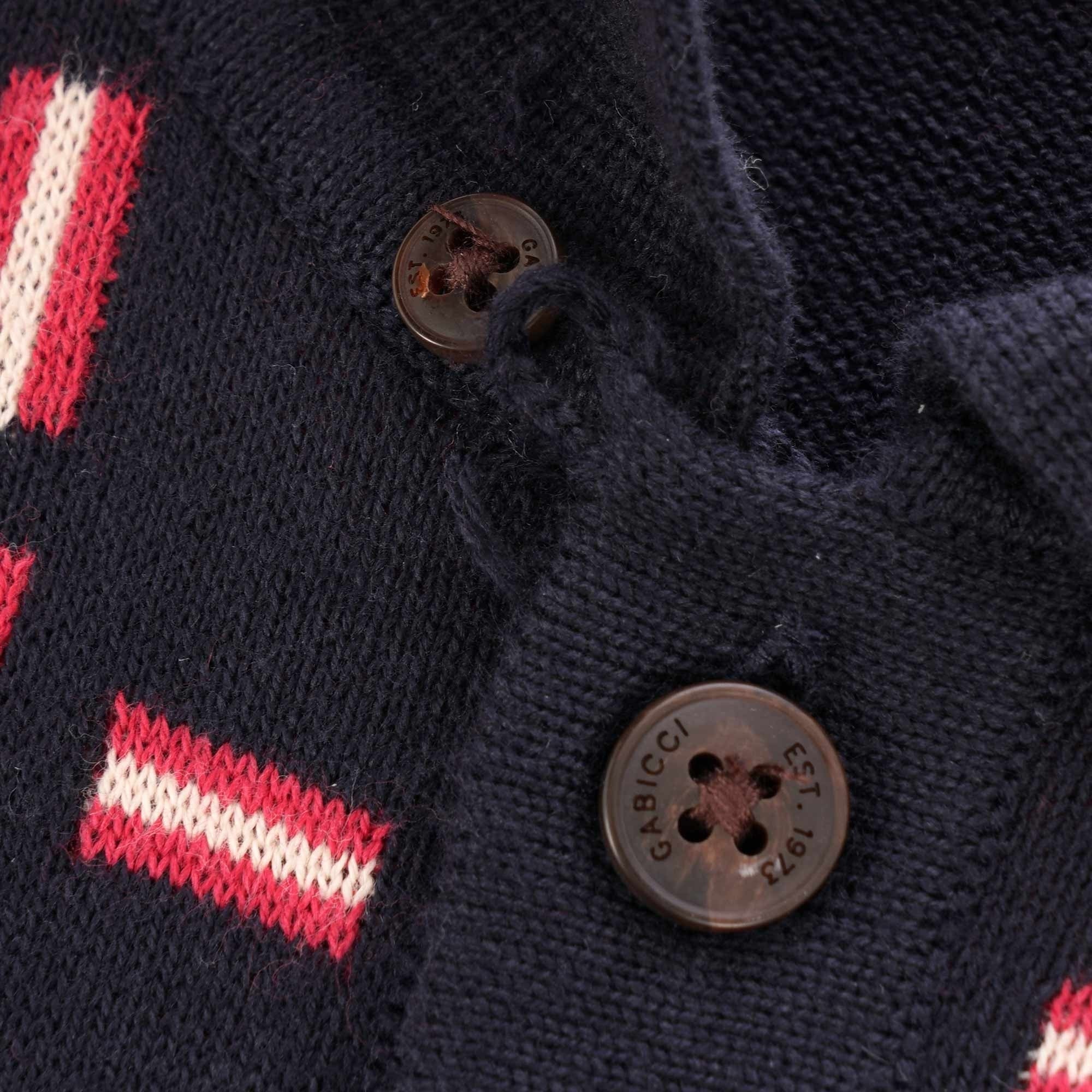 Gabicci Vintage Ruskin Knitted Polo Shirt - Navy