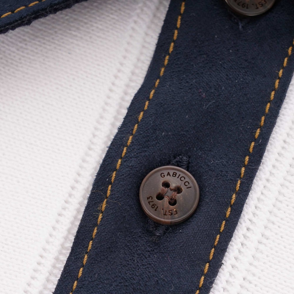Gabicci Vintage Limited Edition Hawk Polo Shirt - White