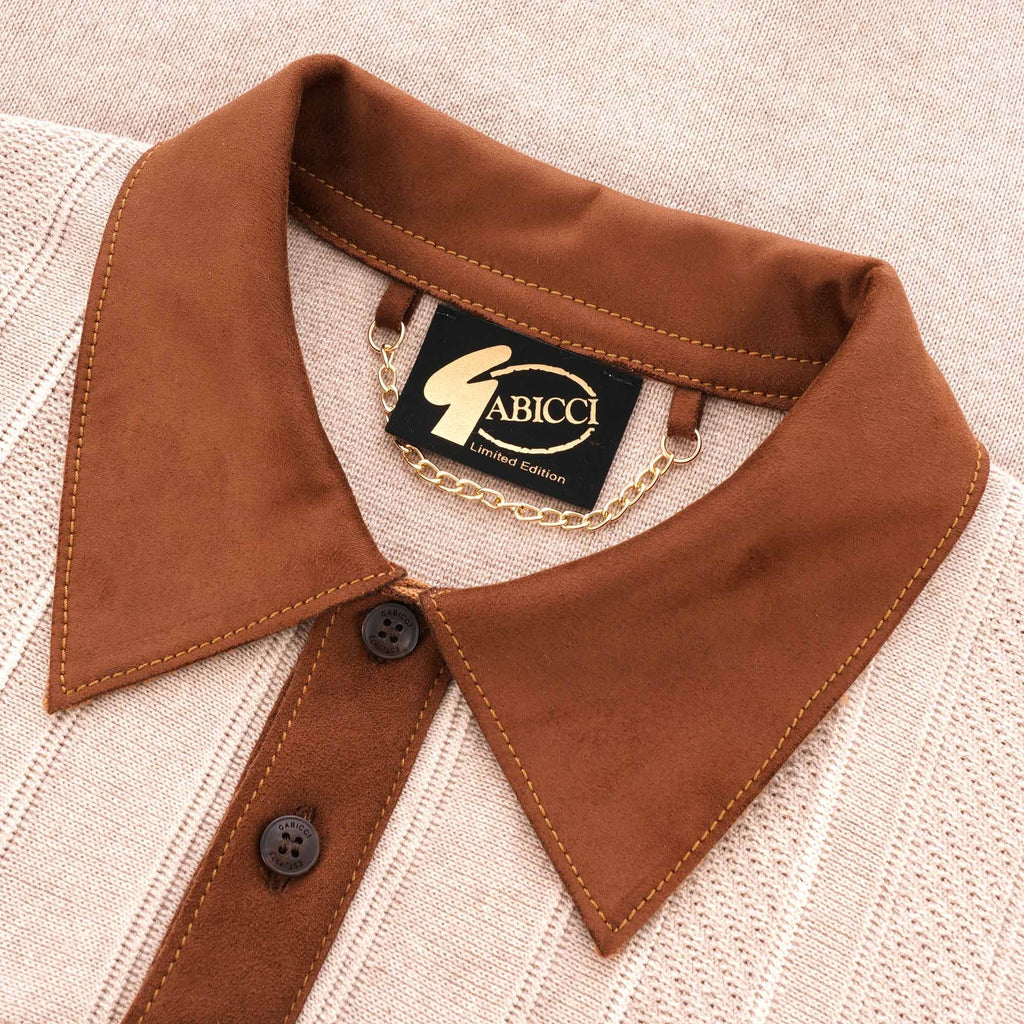 Gabicci Vintage Limited Edition Hawk Polo Shirt - Butterscotch