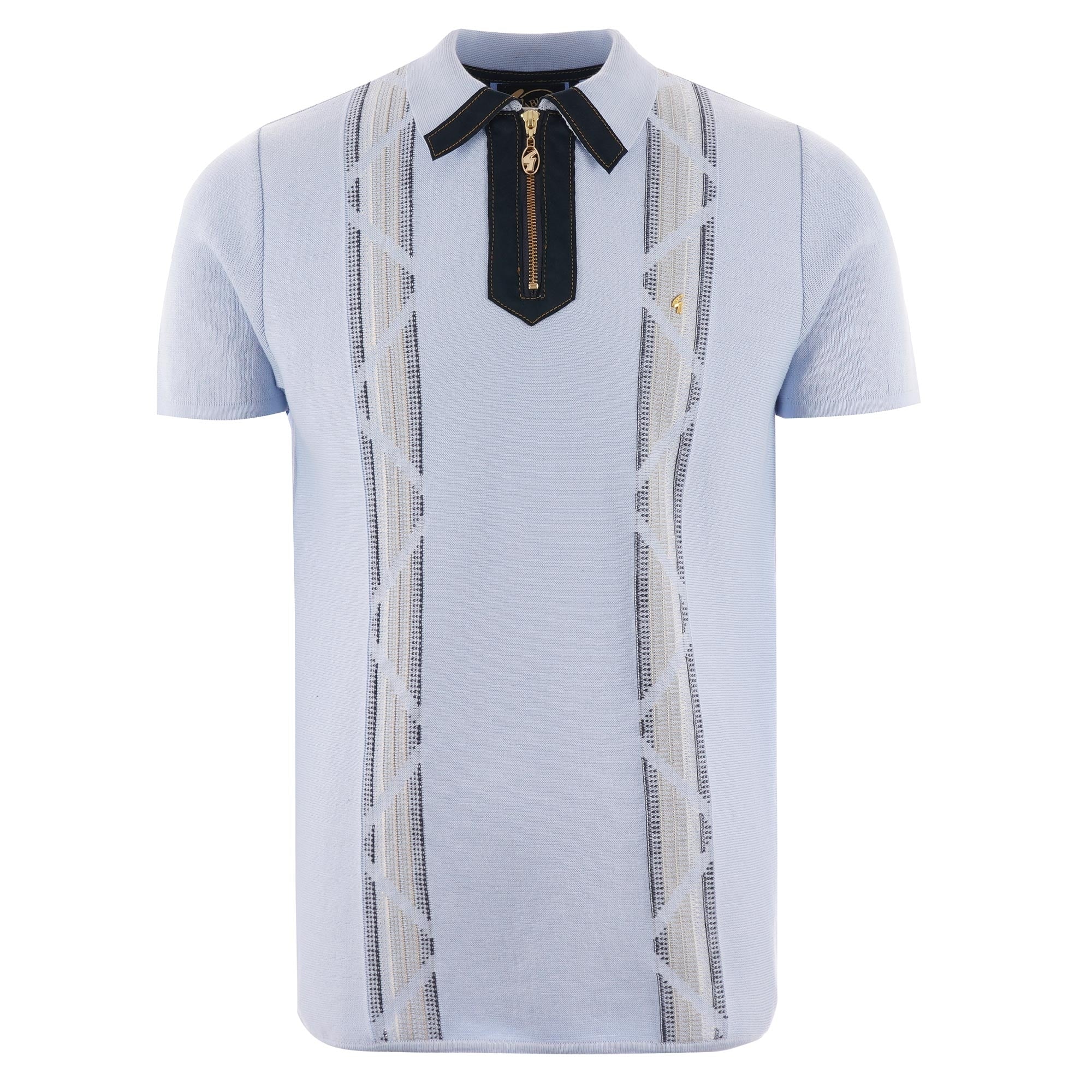 Gabicci Vintage Limited Edition Birdseye Polo Shirt - Mist