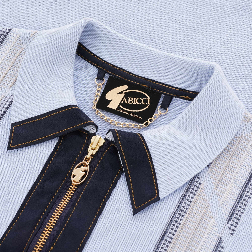 Gabicci Vintage Limited Edition Birdseye Polo Shirt - Mist
