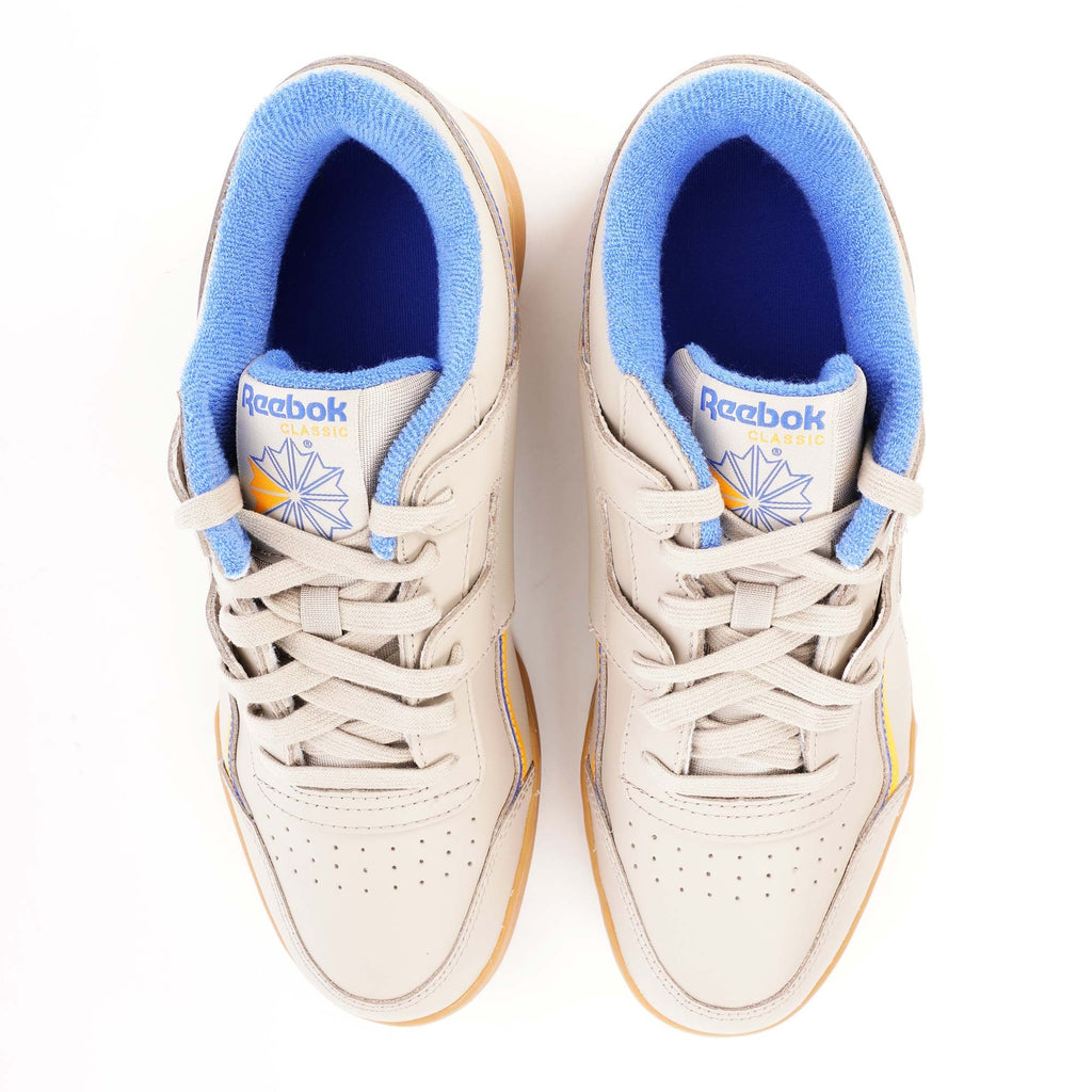 Reebok Workout Plus - Light Sand, Cobalt & Gold