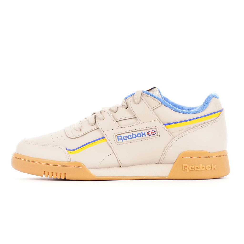 Reebok Workout Plus - Light Sand, Cobalt & Gold