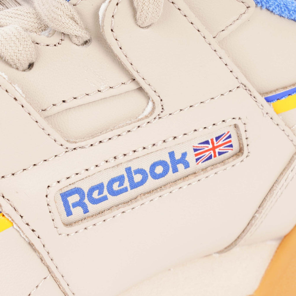 Reebok Workout Plus - Light Sand, Cobalt & Gold