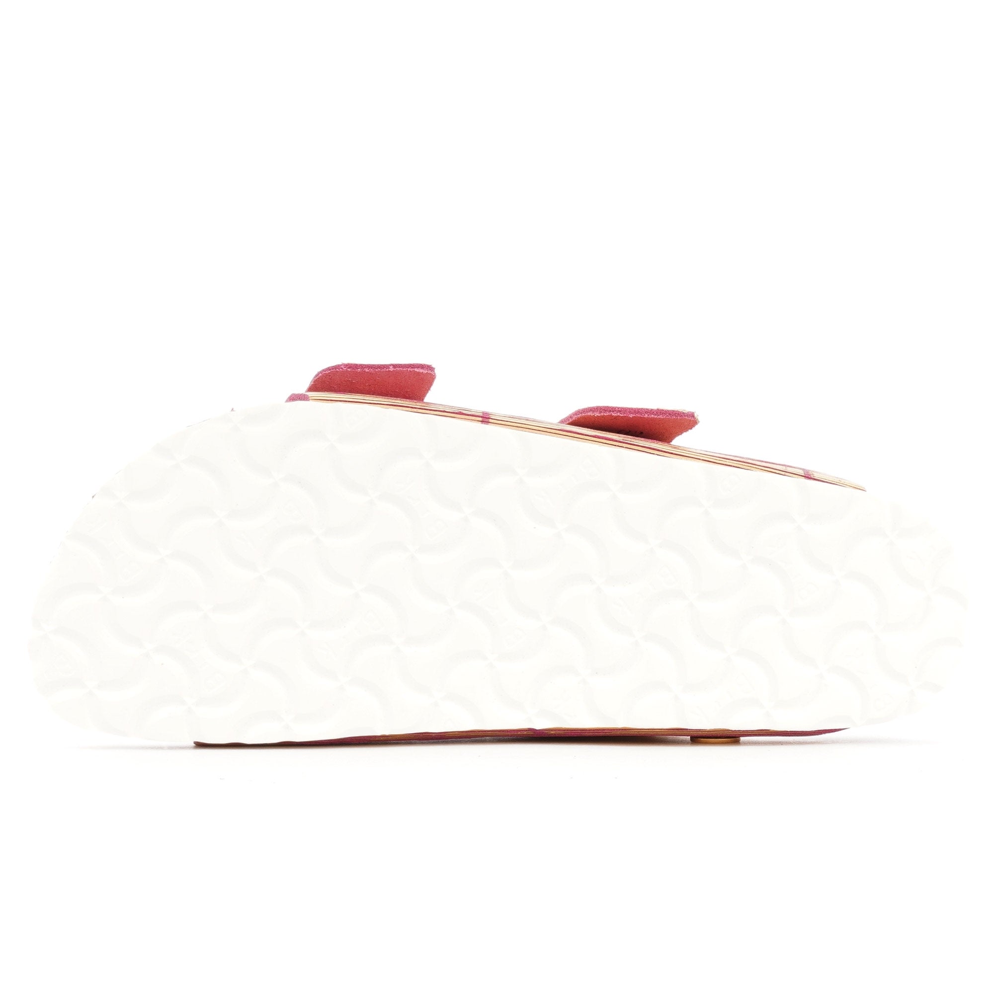 Birkenstock Womens Arizona Rivet Logo Sandals - Metallic Cuts Magenta