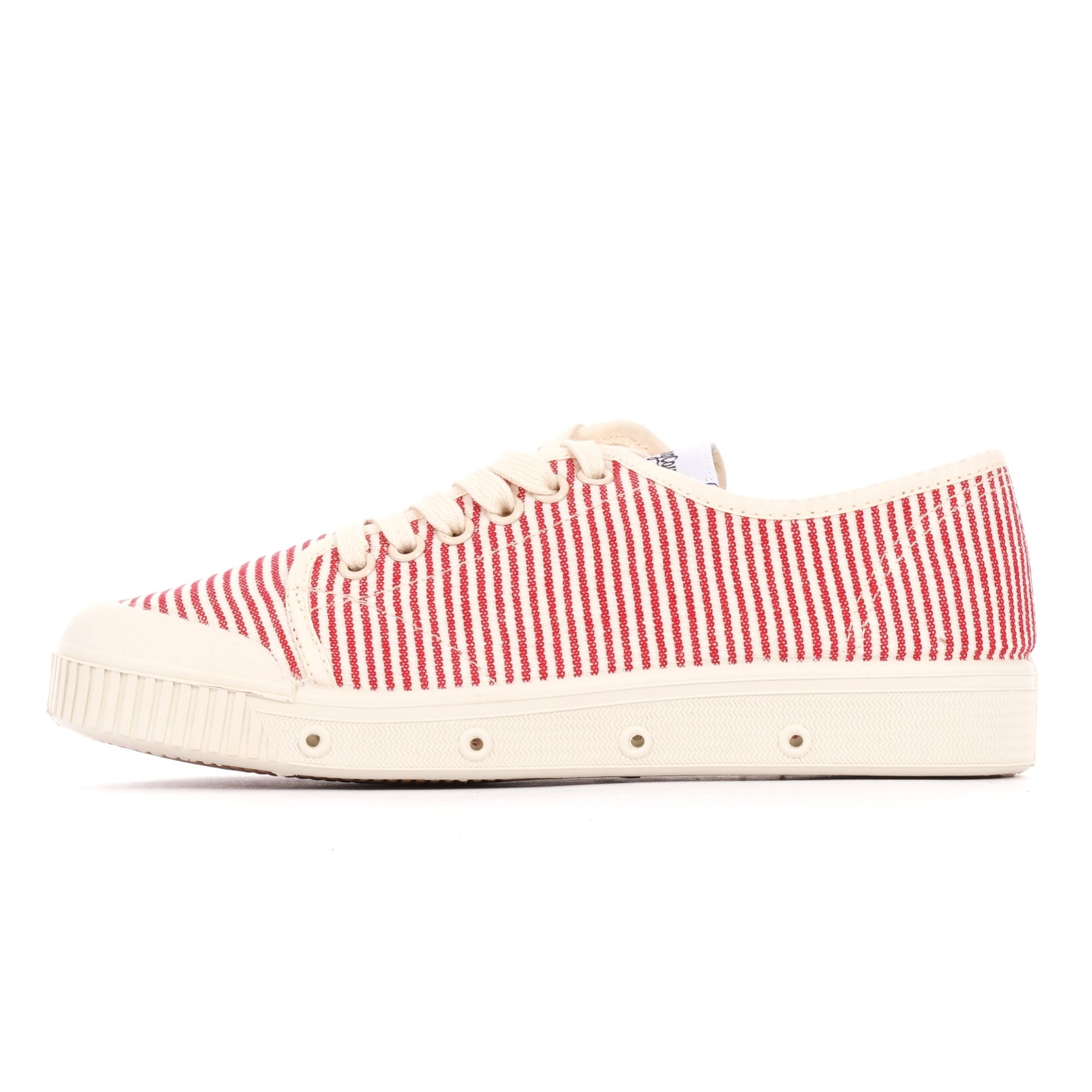Spring Court Womens G2 Cotton Canvas Shoes - Red Stripes