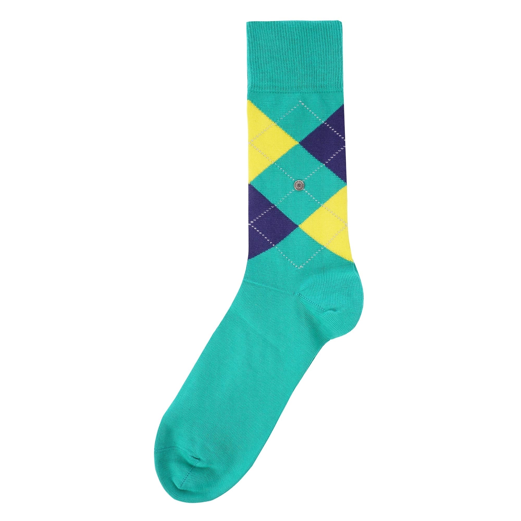 Burlington Socks King Socks - Green & Yellow