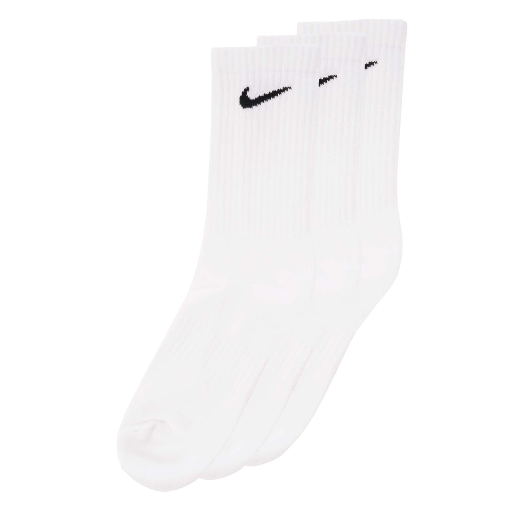 Nike White Everyday Crew Socks - 3PK