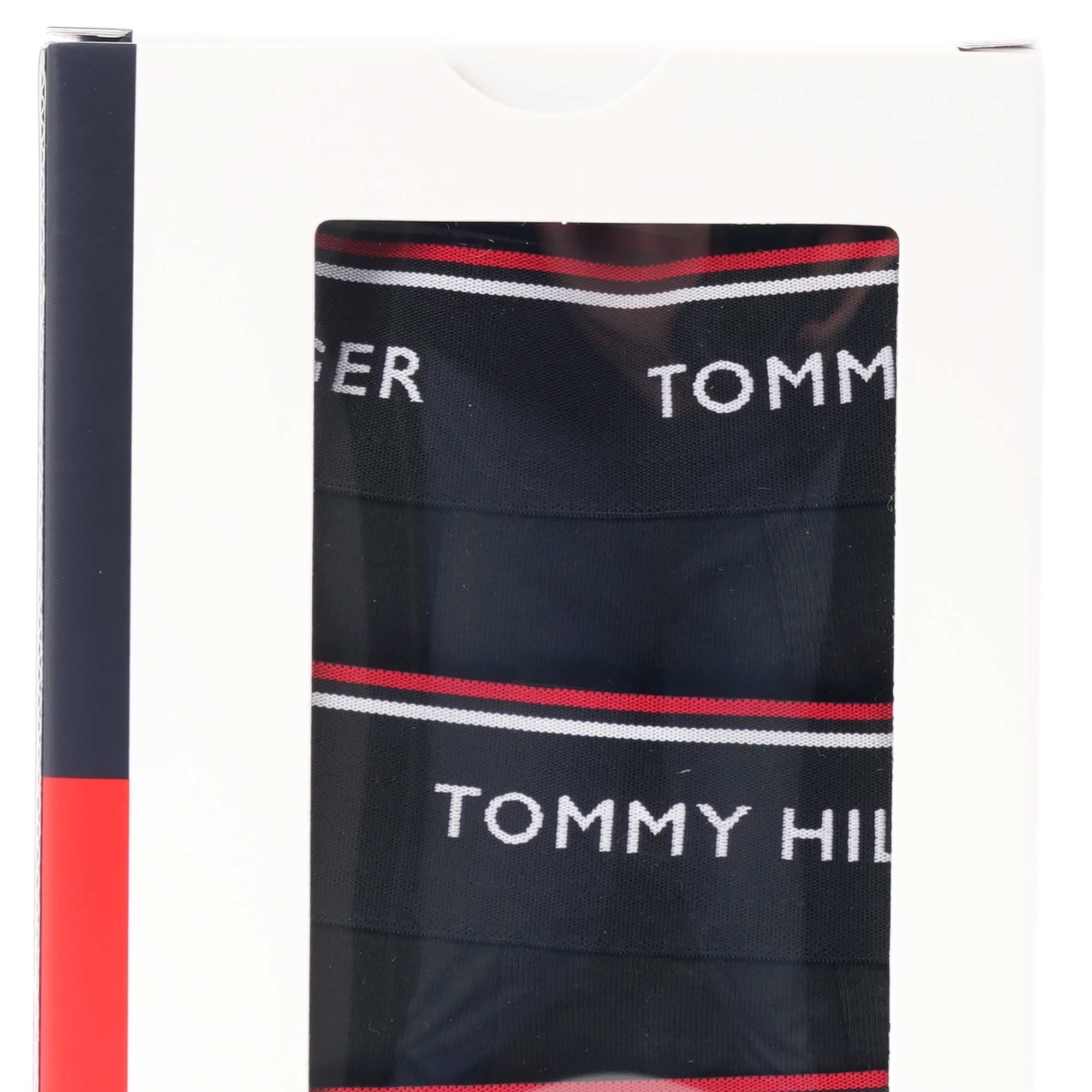 Tommy Hilfiger Black Stretch Cotton Trunks - 3PK