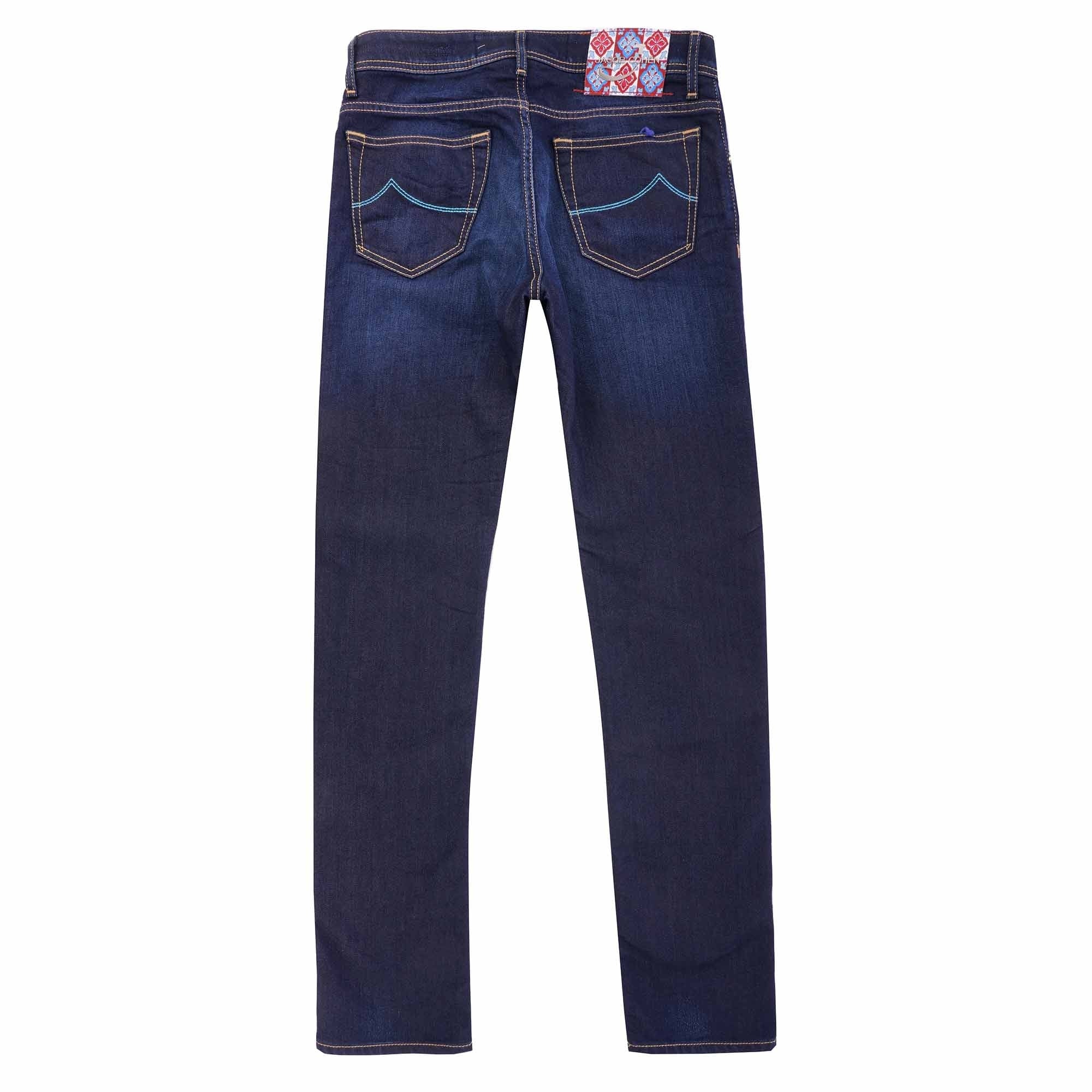 Jacob Cohen Special Edition J688 Turquoise Comfort Jeans - Indigo