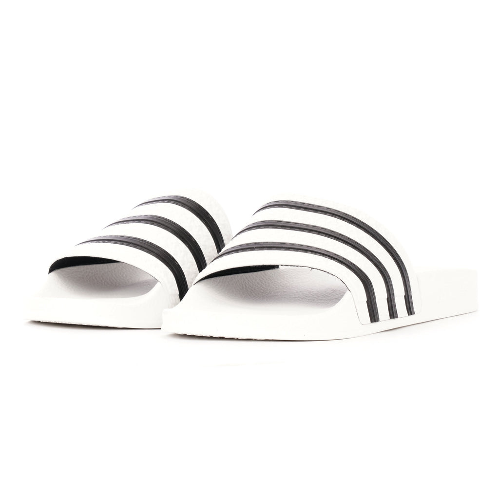 Adidas Originals Adilette Slides - White & Core Black