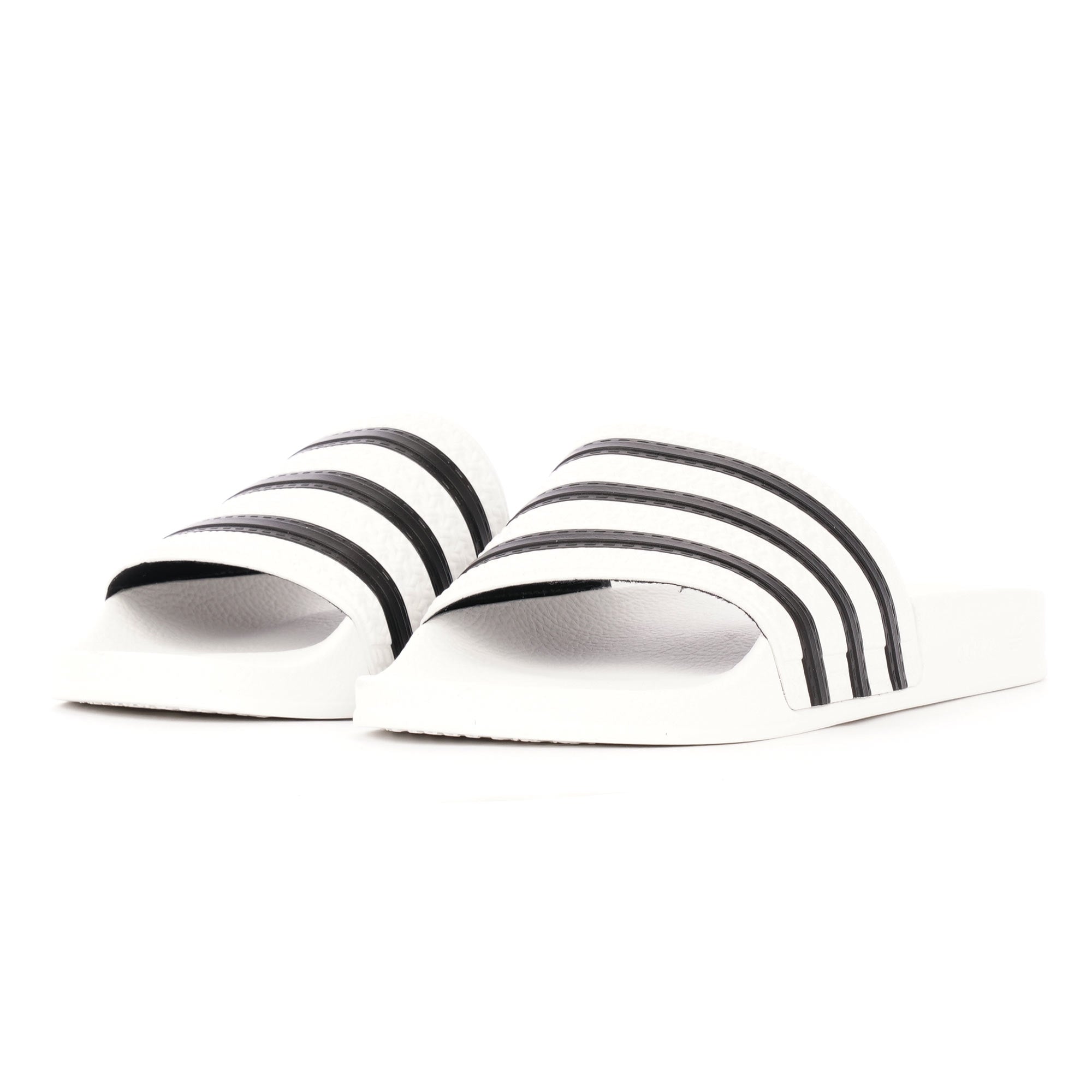 Adidas Originals Adilette Slides - White & Core Black