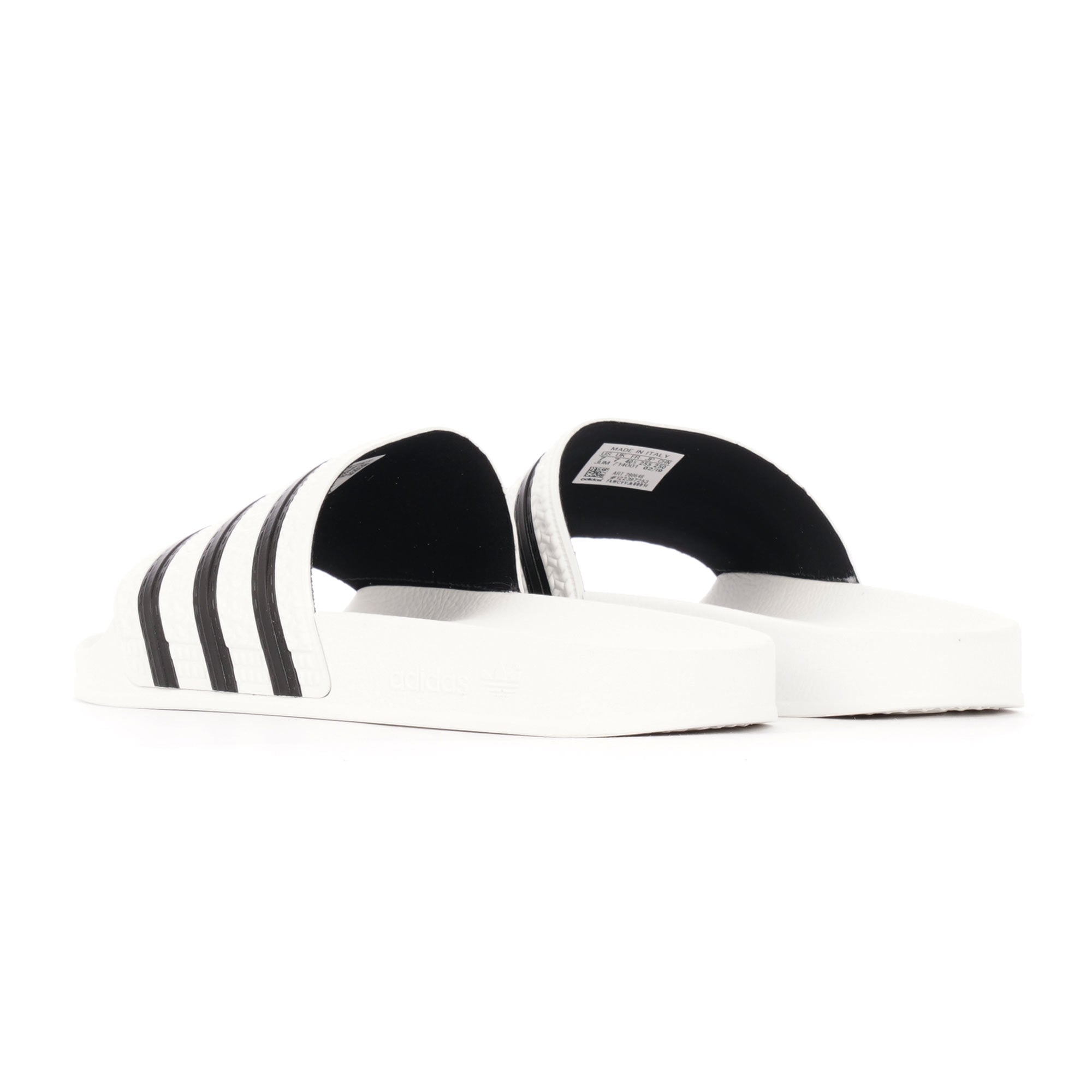 Adidas Originals Adilette Slides - White & Core Black