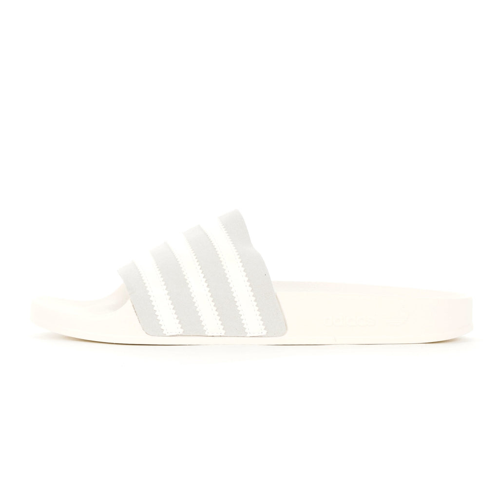 Adidas Originals Adilette Slides - Grey Two, FTW White & Off White