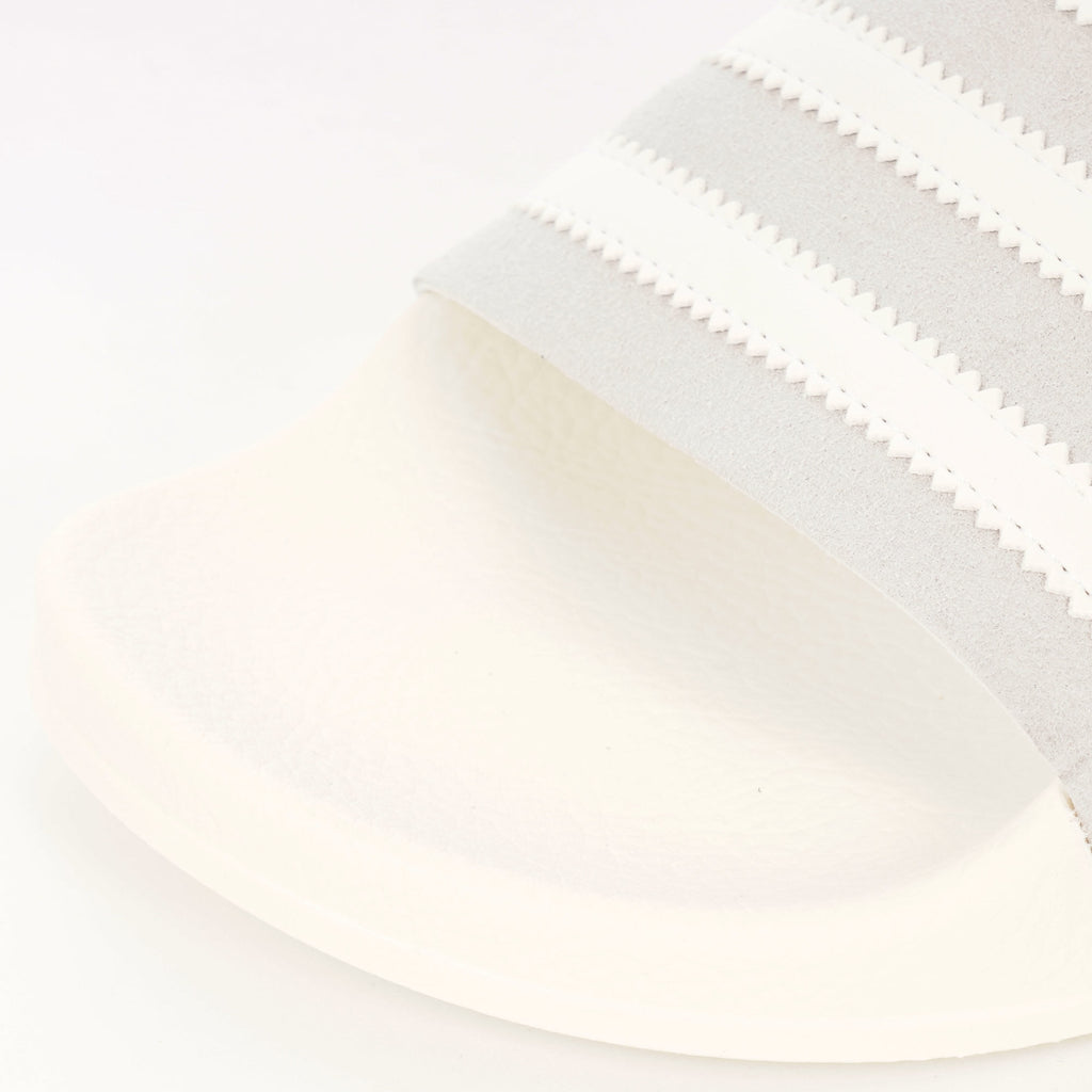 Adidas Originals Adilette Slides - Grey Two, FTW White & Off White
