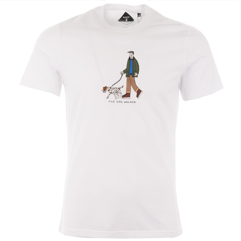 Barbour x Josh Parkin Rambler Dog Walker T-Shirt - White