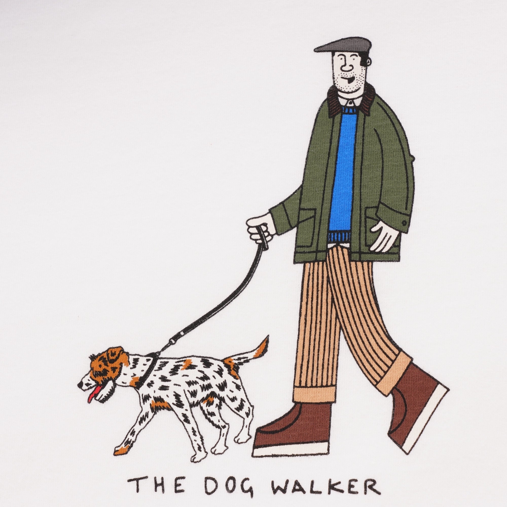 Barbour x Josh Parkin Rambler Dog Walker T-Shirt - White