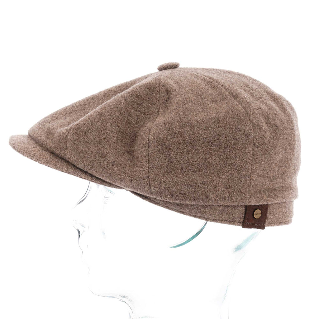Stetson Hats Wool & Cashmere Hatteras Cap - Beige