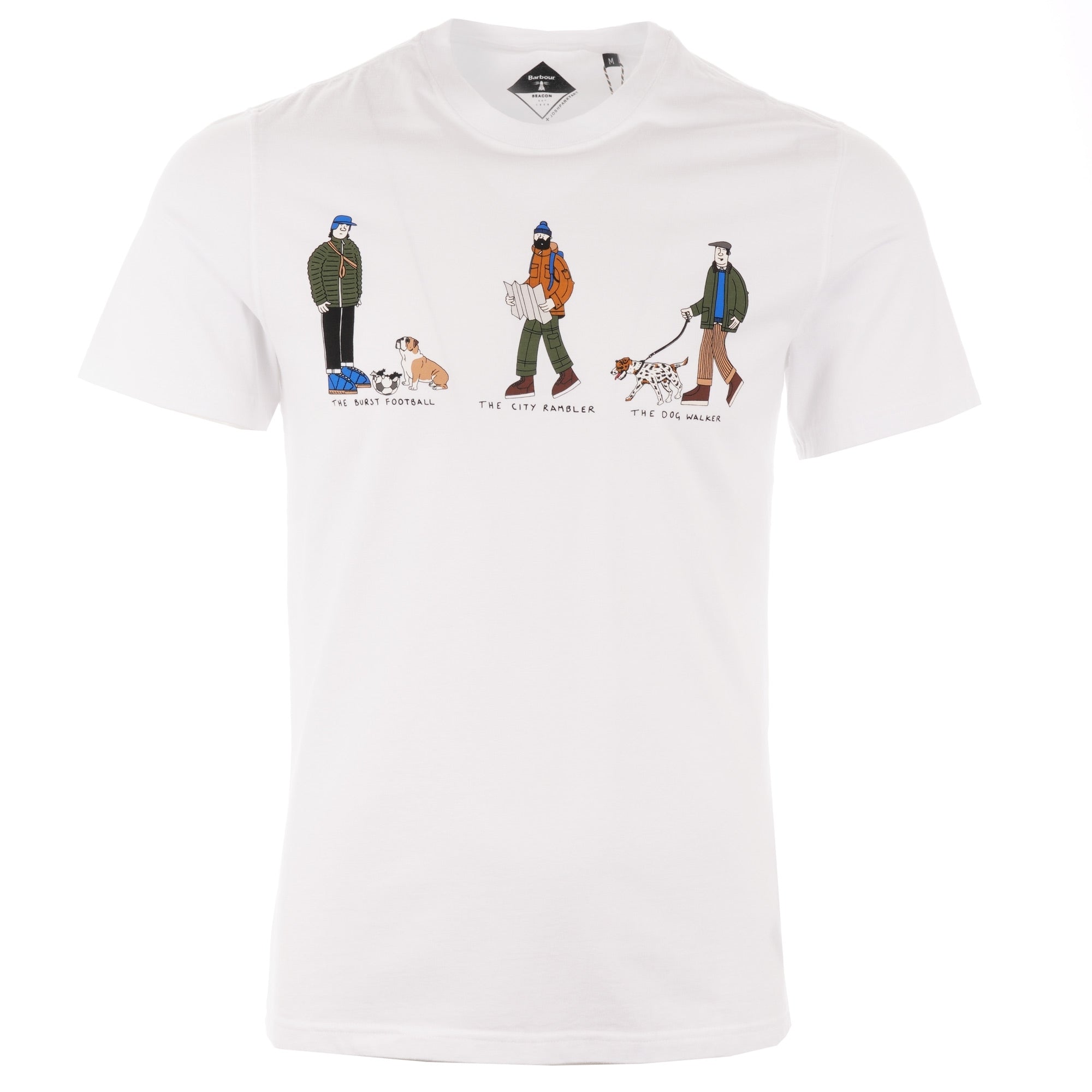 Barbour x Josh Parkin Illustrated T-Shirt - White