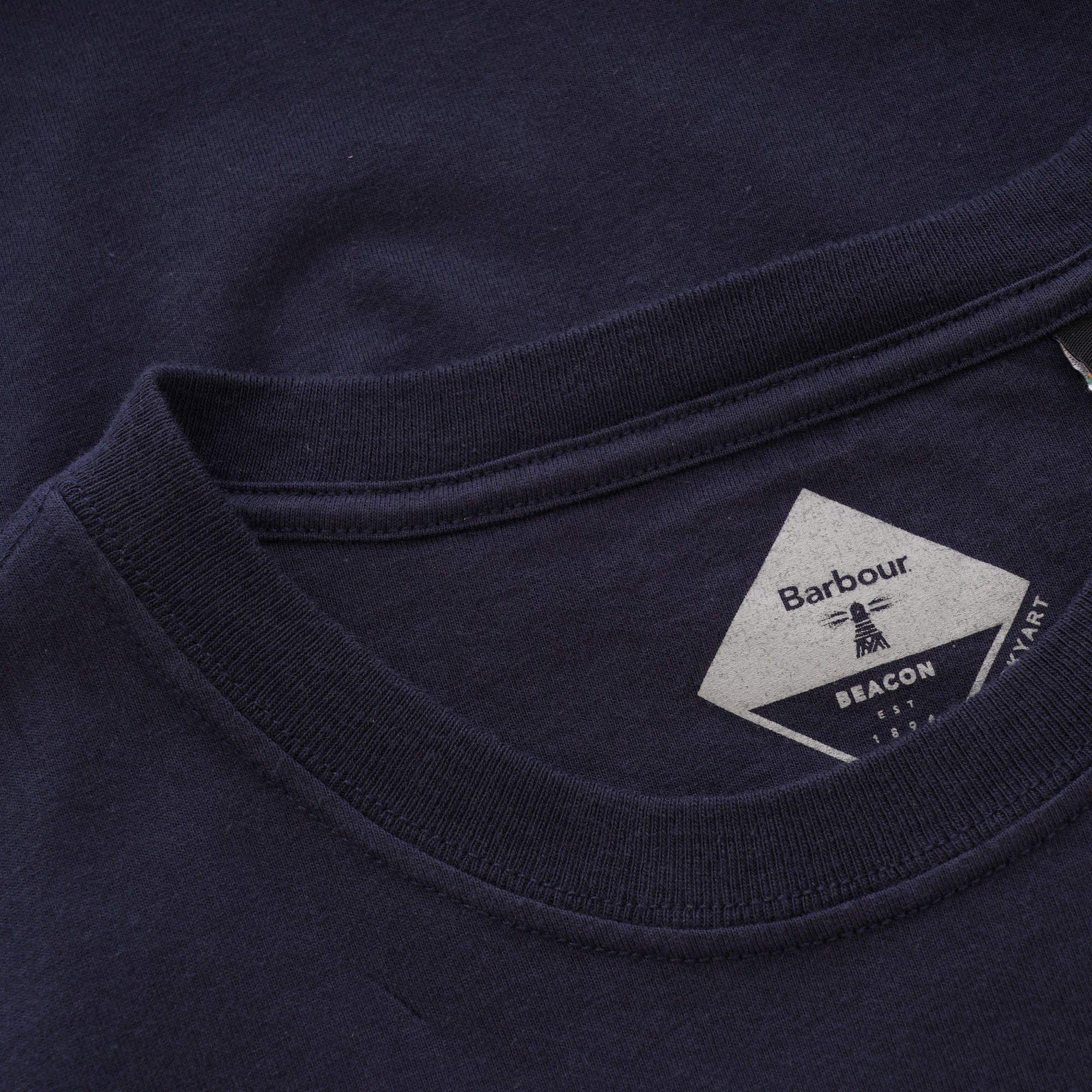 Barbour x Josh Parkin Burst Football T-Shirt - Navy