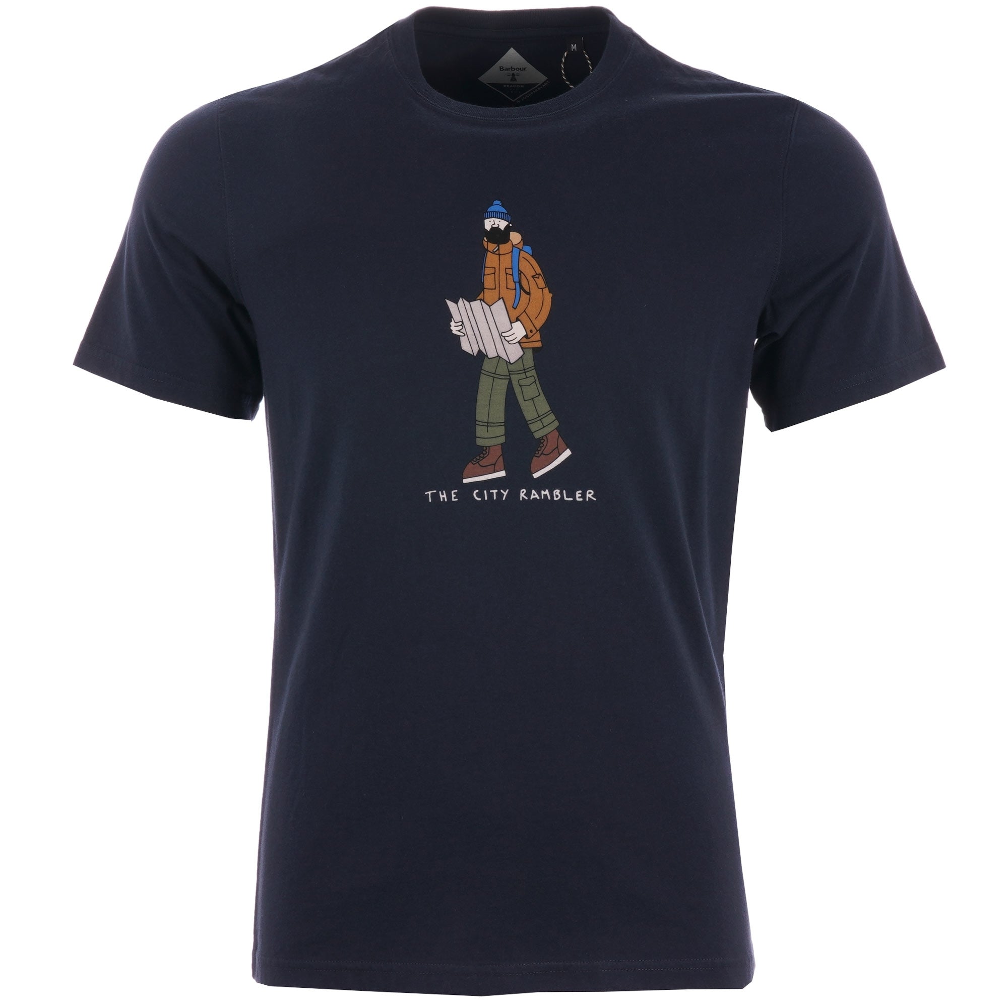 Barbour x Josh Parkin City Rambler T-Shirt - Navy