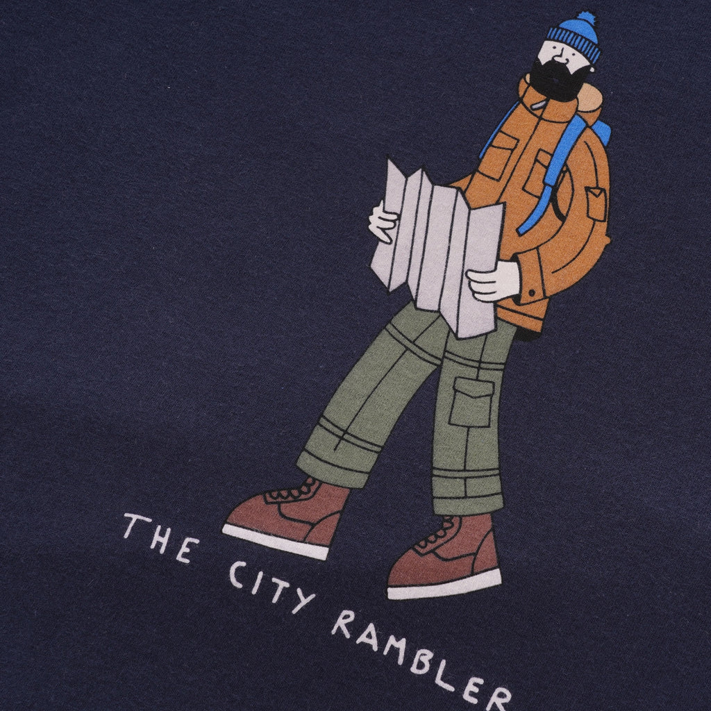 Barbour x Josh Parkin City Rambler T-Shirt - Navy
