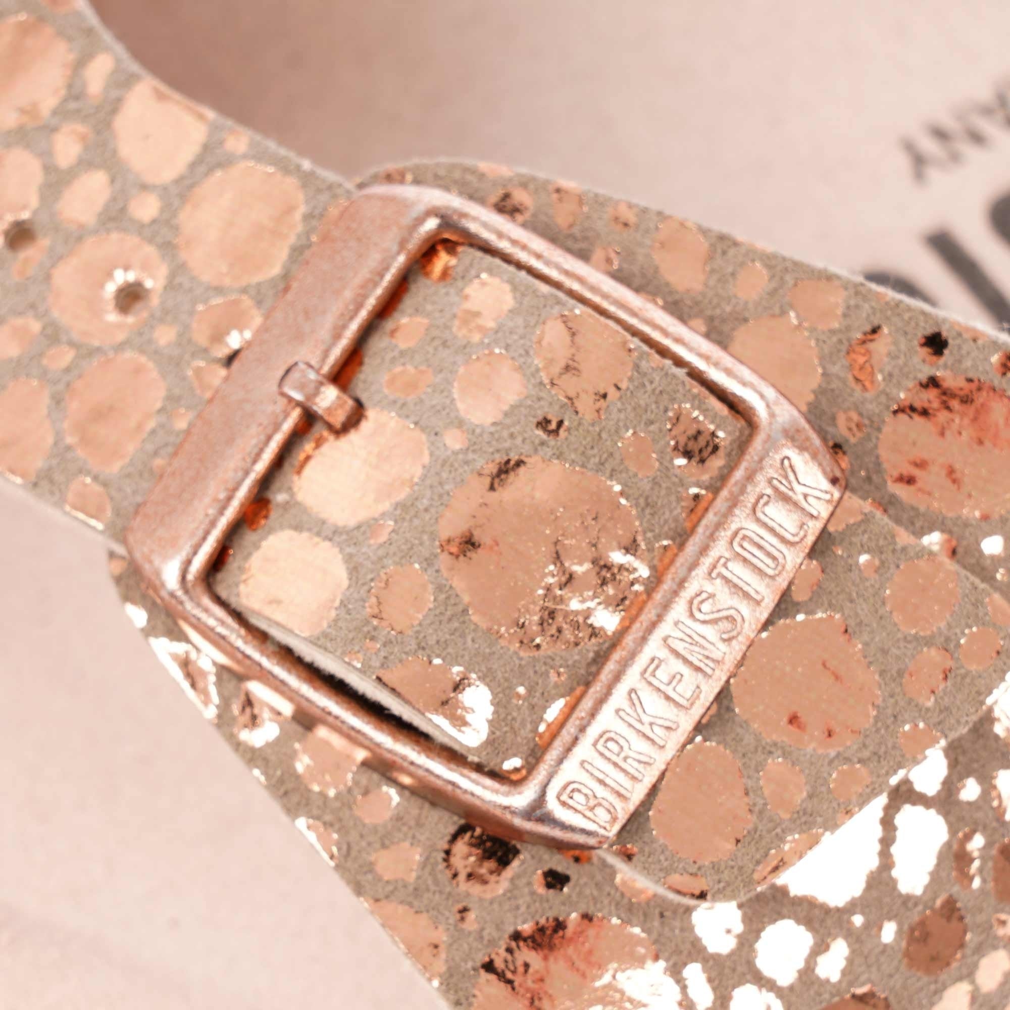 Birkenstock Womens Madrid Sandals - Metallic Stones Copper